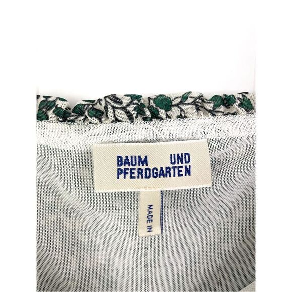 BAUM UND PFERDGARTEN Juditta Sheer Printed Midi Dress Size S - Picture 5 of 10